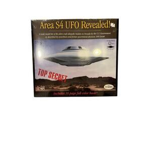 1994 Testors Area S4 UFO Revealed! 13” Spacecraft Alien Kit #576 Factory Sealed
